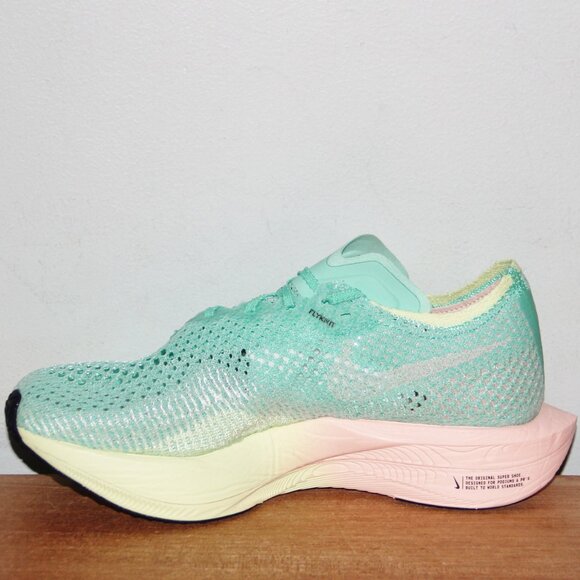 Nike ZoomX VaporFly Next% 3 Running Womens 8.5 10 Mint Foam Sunset Tint - Picture 3 of 6